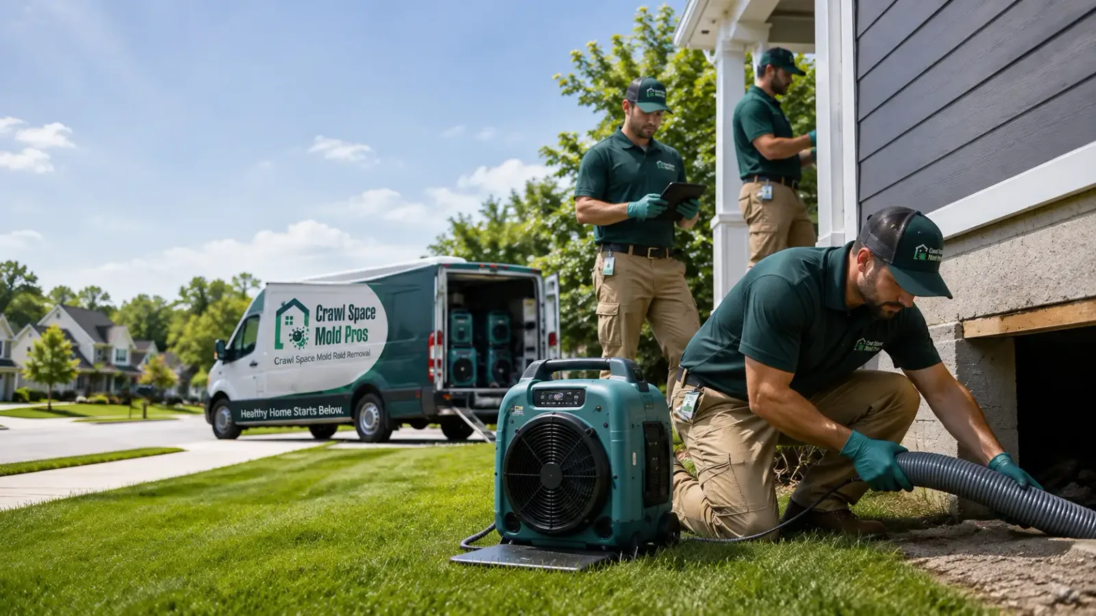 Crawl Space Mold Removal in Brentwood, CA